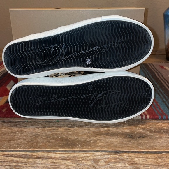 Vintage Havana black/leopard print hightop sneaker sz 9 women’s - Picture 7 of 12